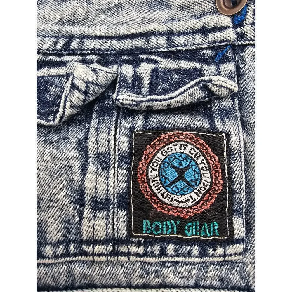 Vintage Body Gear Acid Wash Kids Size 2T Denim Overalls
